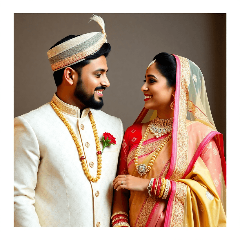 Wedding couple